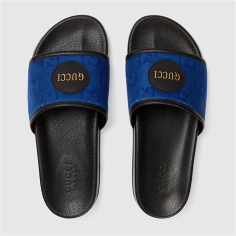 gucci off the grid slides blue|Gucci jewelry slides.